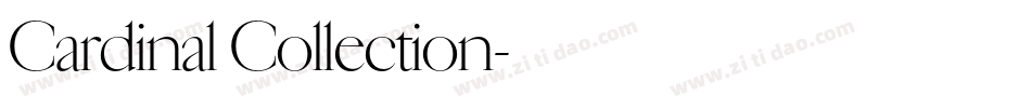 Cardinal Collection字体转换